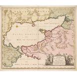 Sea of Azof. Visscher (Nicolas), Nouvelle Carte..., D'Asof ou de Zabache..., circa 1700