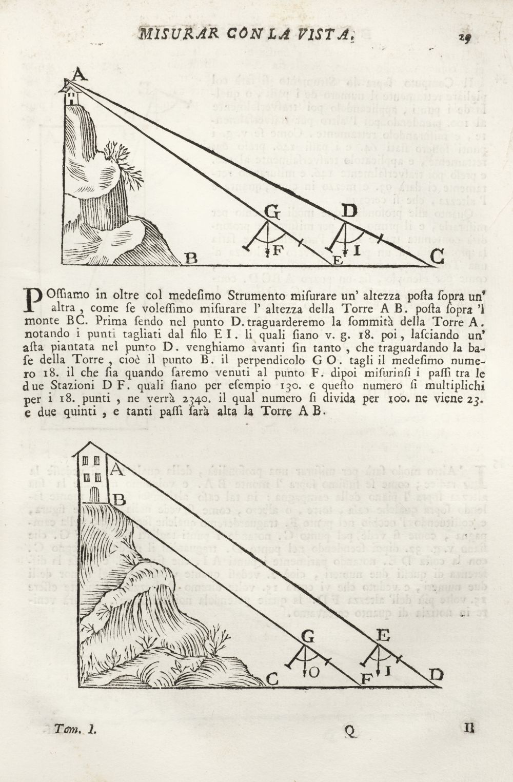 Galilei (Galileo). Opere, 4 vols., Padua: Giovanni Manfrè, 1744