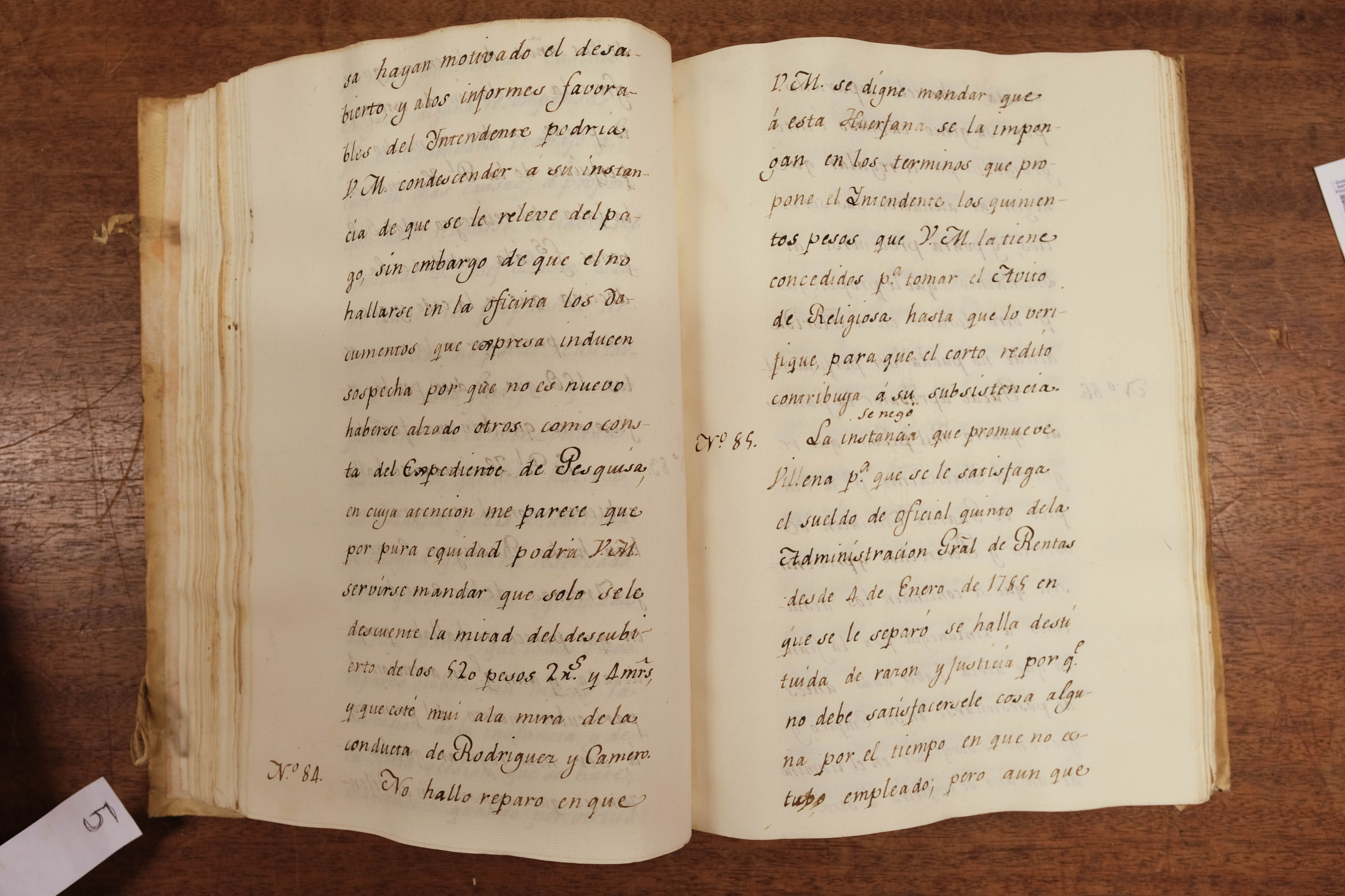 Pareceres & Dictamenes. Judgements and Decrees, 7 volumes MS, 1790-94 - Image 8 of 17