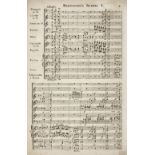 Beethoven (Ludwig van). [Symphony no. 2 in D Major, Op. 36], 1st edition, c.1807-9