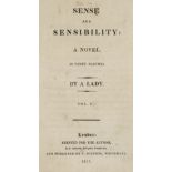 Austen (Jane). Sense and Sensibility vols. I-II & Pride and Prejudice vol. II, 1st editions,