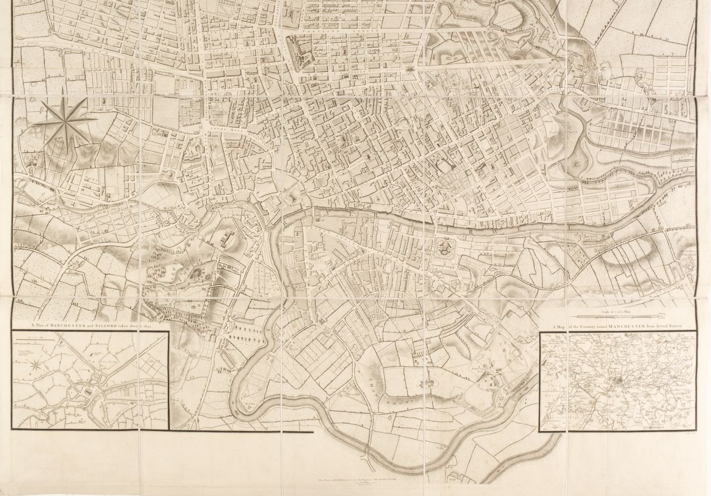 Aikin (John). A Description of the Country from Thirty to Forty Miles Round Manchester, 1795 - Image 2 of 3