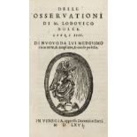 Dolce (Lodovico). Delle osservationi ... Libri IIII, Venice, 1566