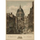 * Bailey (John). St. Pauls from St Martins Le Grand..., 1815