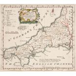 Cornwall. A collection of 16 maps and charts, 17th - 20th century