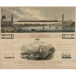 * Miller (W.). The Stockton and Darlington Railway Suspension Bridge..., circa 1830