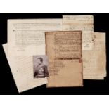 * India. Group of signed letters and documents, 18th-20th century