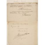 * Kruger (Paul, 1825-1904, President of the Transvaal, 1883-1900). Document signed