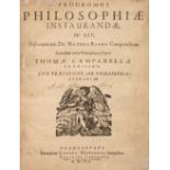 Campanella (Tommaso). Prodromus philosophiae instaurandae, 1st edition, 1617