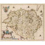 Northern Ireland. Blaeu (J.), Ultonia Hibernis Cui-Guilly; Anglis Ulster, Amsterdam circa 1645