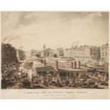 * Bluck (John), A Birds Eye View of Covent Garden taken from the Hummums, 1811