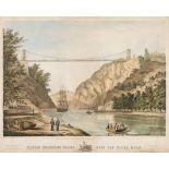 * Bristol. Groom (R. S., lithographer), Clifton Suspension Bridge over the River Avon, circa 1865