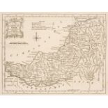 Wales. A collection of approximately 60 county maps, 17th - 19th century