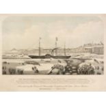 * Maritime. The Cunard Royal Mail Ship "Britannia"...at East Boston, 1876