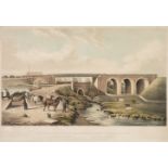 * Scott (Alex). Viaduct over the River Medlock and Ashton Canal..., circa 1846