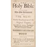 Bible [English]. The Holy Bible containing the Old Testament and the New, 1697