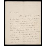 * Perceval (Spencer, 1762-1812). Autograph letter initialed, 'SP.P', 3 April 1807