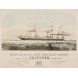 * Lambert (M. & M.W.). Dublin & Liverpool Screw Steam Packet Company's ... Ship Despatch, c. 1830