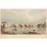 * Havell (R.). The Bridge at Kingston-Upon-Thames, 1828,