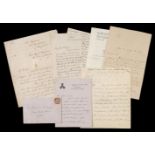 * India. Group of letters, 19th century, including Mansur Ali Khan, Sir Jagatjit Singh, & others