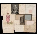 * Middle East, India & Far East. Group of letters and ephemera, 19th-20th century