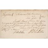 * Blackstone (William). Autograph document signed twice, 18 May 1770