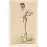 * Vanity Fair caricatures. Collection of 12 prints of cricketers, late 19th and early 20th century