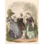 Fashion. The Ladies' Monthly Magazine, The World of Fashion, volumes 32-34, Jan 1855 - Dec 1857