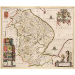 Blaeu (J.), Maps of Lincolnshire, Norfolk and Yorkshire, circa 1645