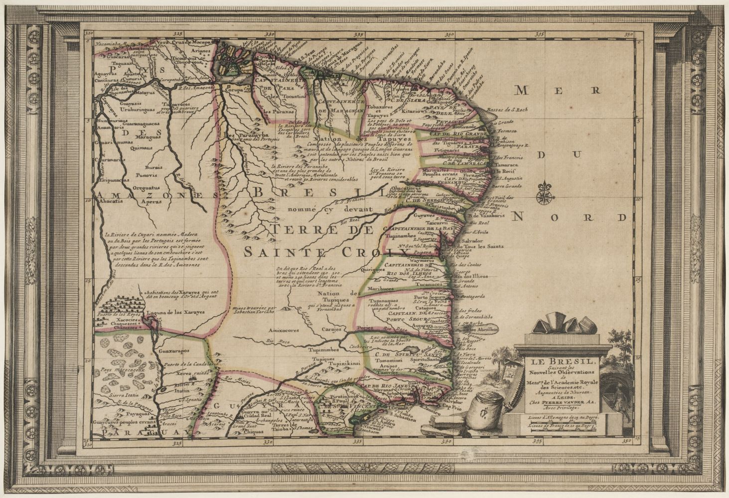 * Brazil. Van der Aa (Pieter), Le Bresil..., circa 1720