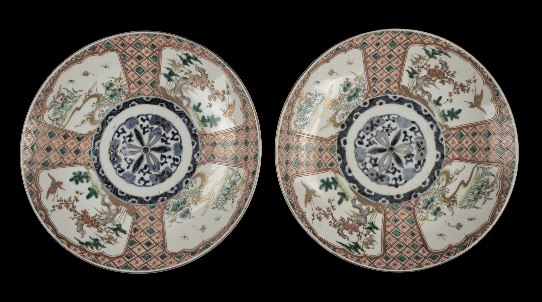 * Chargers. A pair of Japanese chargers, Meiji period