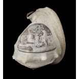 * Cameo. A 19th century conch shell