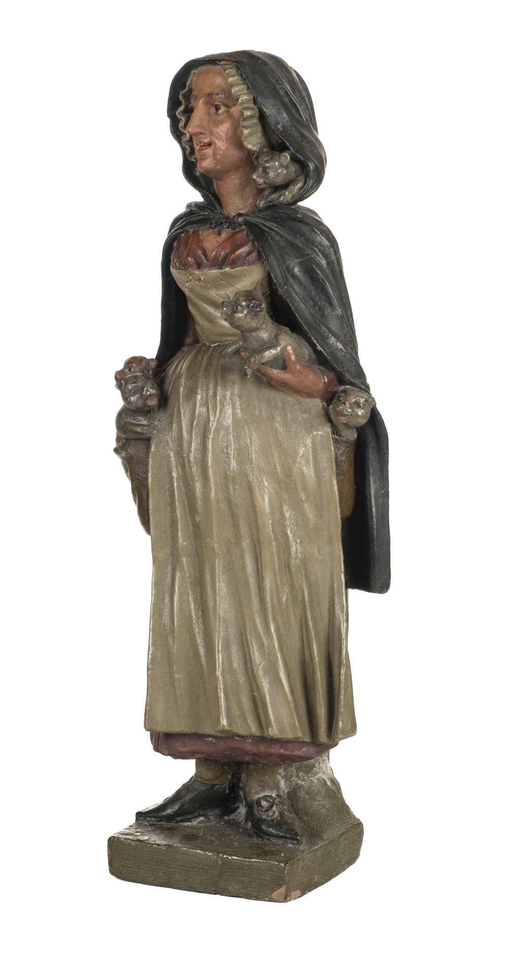 * Lancashire Witch. A large terracotta figure c.1890