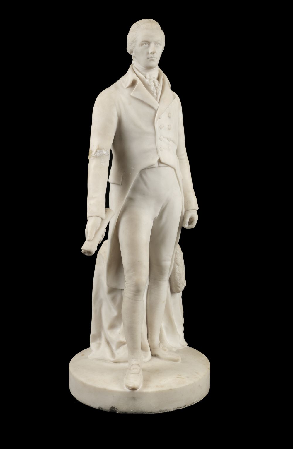 * Pitt (William, the Younger, 1759-1806). A marble statue