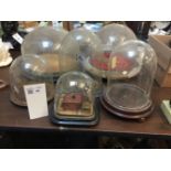 * Glass Domes. A collection of Victorian glass domes