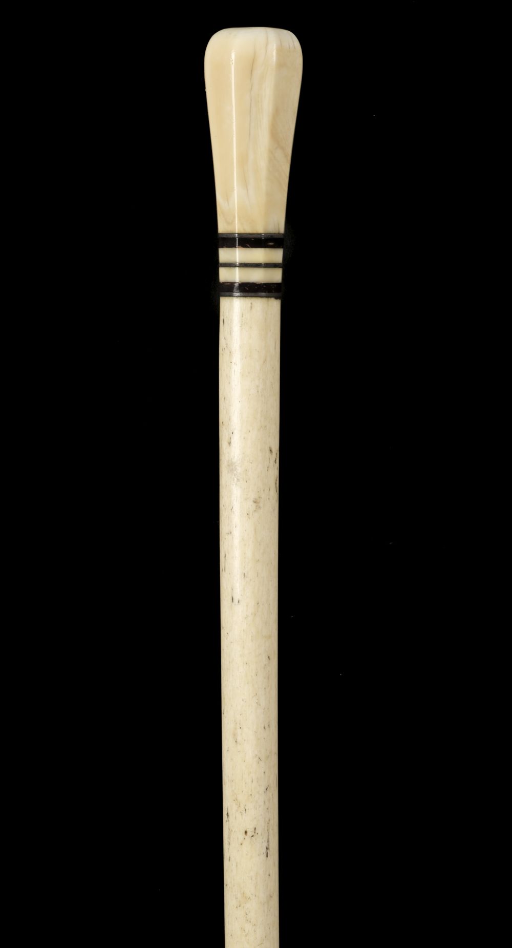 * Walking Stick. A George III whale bone walking stick