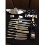 * Mixed Silver. A mixed collection of silver items