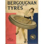 * Bergougnan Tyres. A Ber-Goon-Yon advertising board c.1920