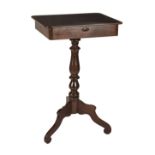 * Work Table. A 19th century mahogany work table c.1840