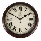 * Royal Mail. A George VI Postal fusee wall clock c.1939