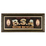 * Birmingham Small Arms. B.S.A.Motor Bicycles poster c.1900