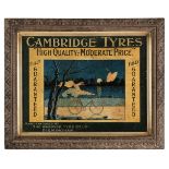 * Cambridge Tyres. An advertising board c.1915