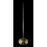 * Toddy Ladle. A George III silver-gilt toddy ladle by John Shea, London 1809
