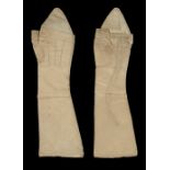 * Mittens. A pair of silk mittens, English, circa 1760-1780