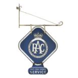 * Royal Automobile Club. An RAC enamel sign c.1950s