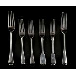 * Forks. A collection of table and dessert forks