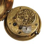 * Pocket Watch. An 18th century pair case watch by John Downes, London