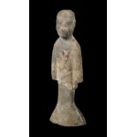* Tomb Figure. A Chinese clay tomb figure