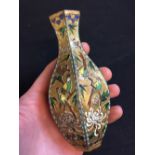 * Vase. A 20th century Chinese cloisonne gilt metal vase