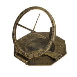 * 18th century pocket compass sundial by L. Grafs